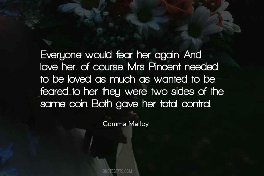Quotes About Fear And Love #72473