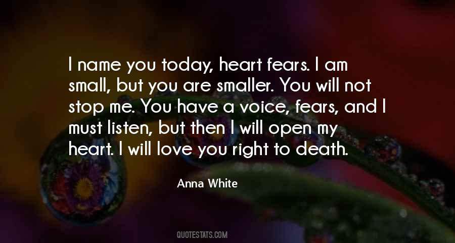 Quotes About Fear And Love #85325