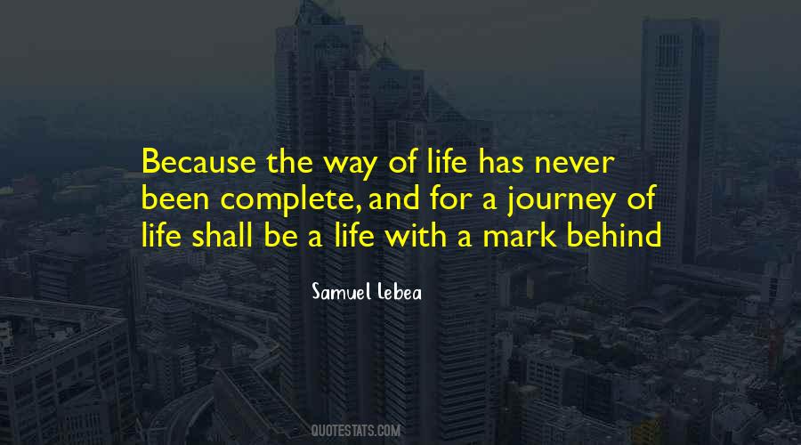 Quotes About Journey Of Life #1553403