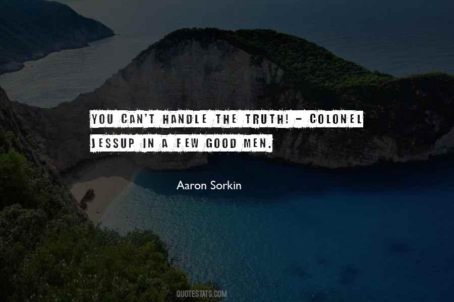 Quotes About Handle The Truth #1734557