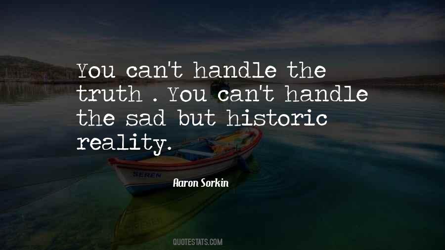 Quotes About Handle The Truth #1778745
