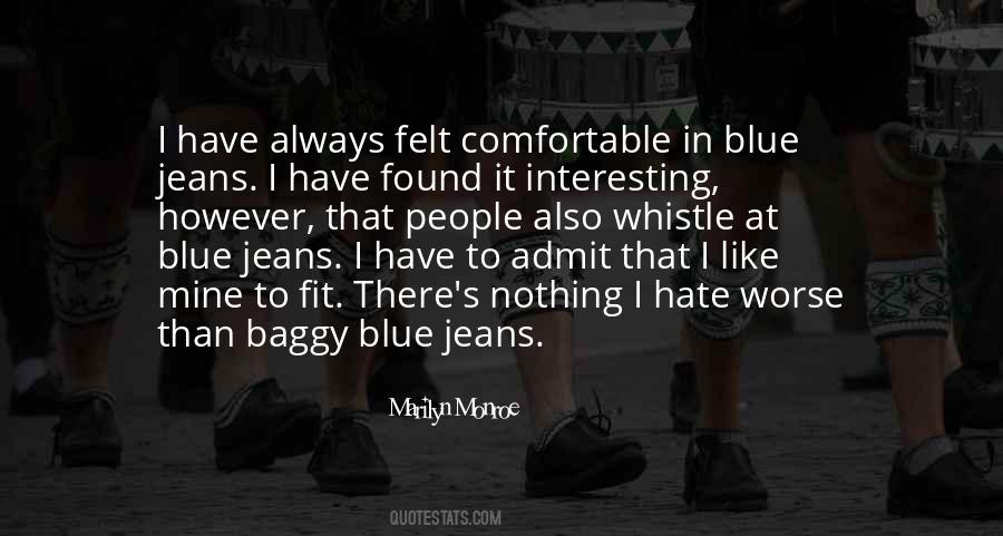 Quotes About Blue Jeans #557093