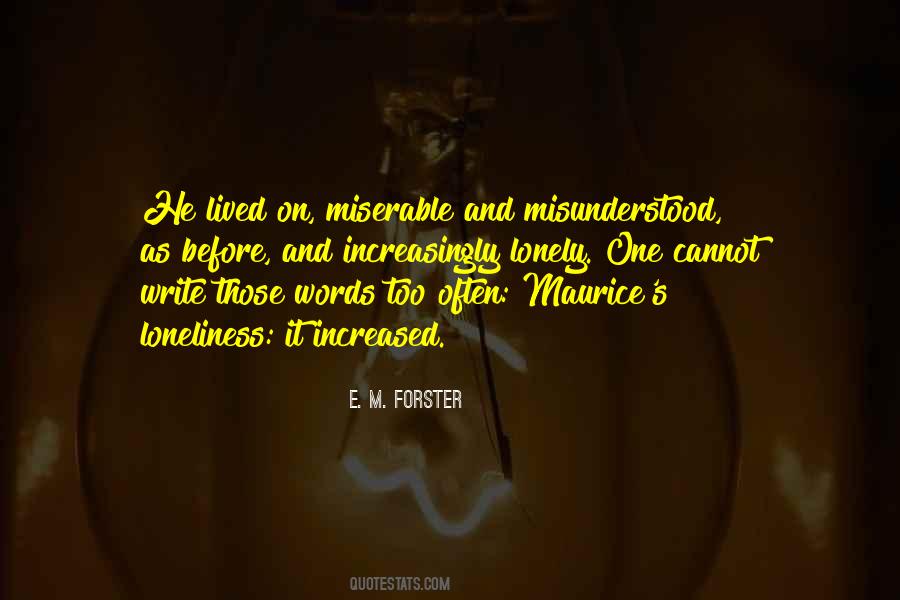 Quotes About Misunderstood Words #1319901