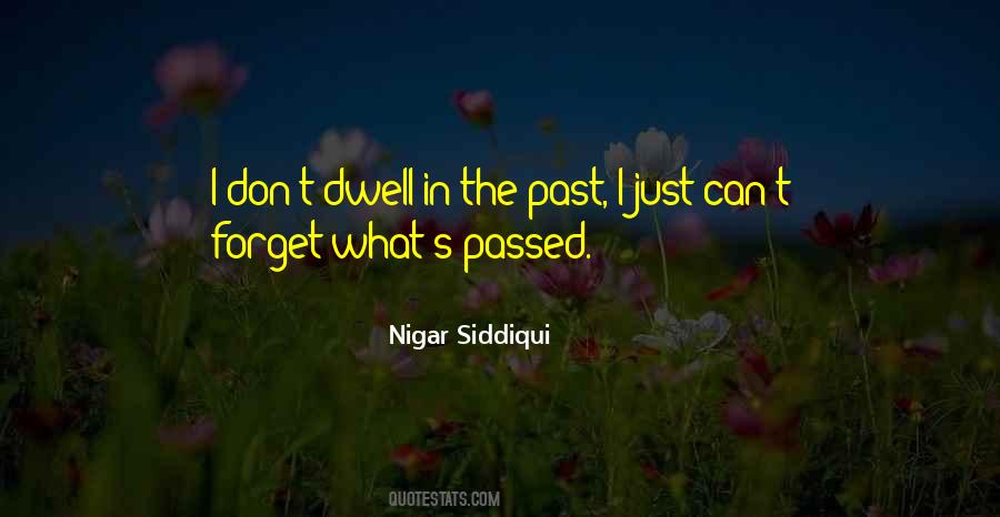 Dwell In The Past Quotes #1097672