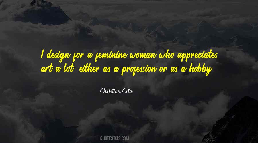 Quotes About Feminine Woman #1838674