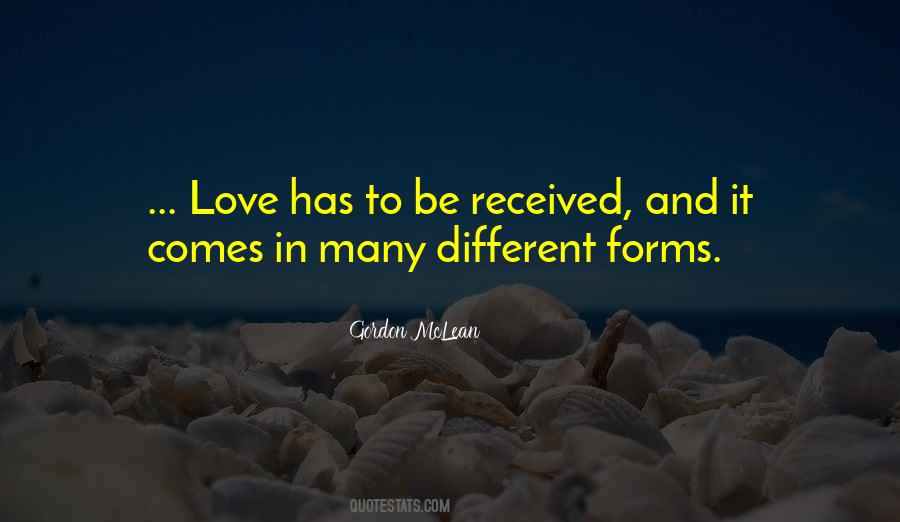 Love Received Quotes #1162125