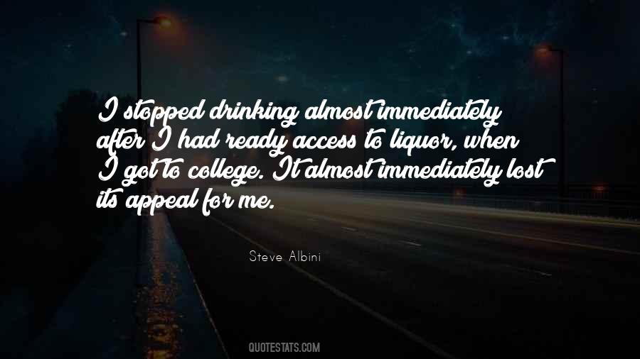 Quotes About Drinking Liquor #570776