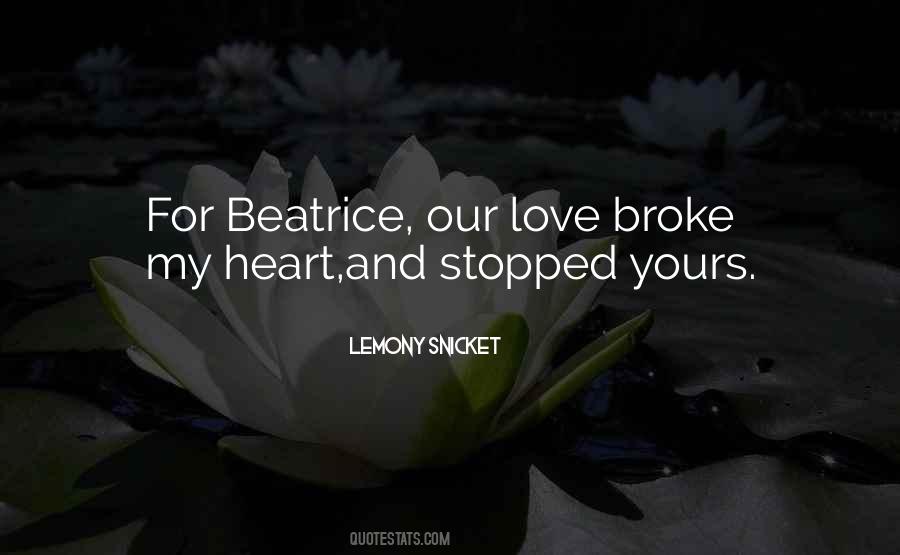 Quotes About Beatrice #1658617