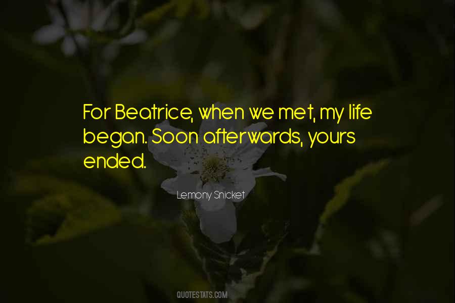 Quotes About Beatrice #1859166