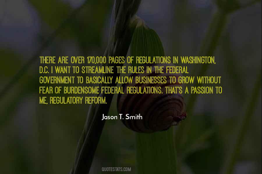 Quotes About Government Regulations #1034642