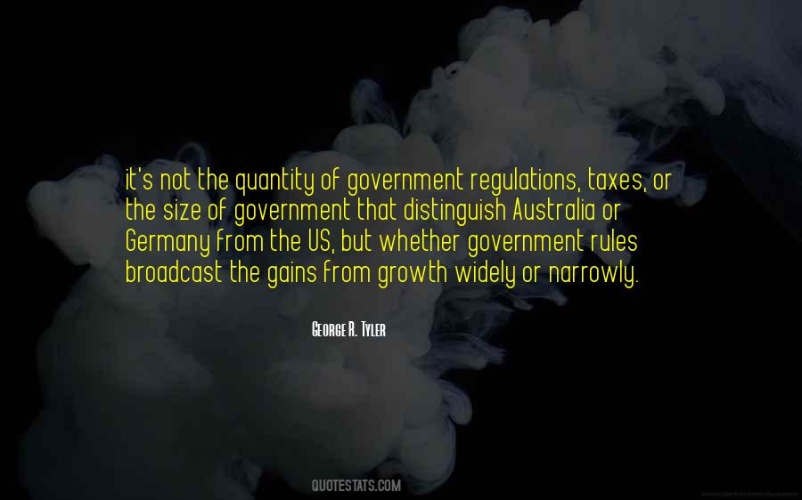 Quotes About Government Regulations #965546