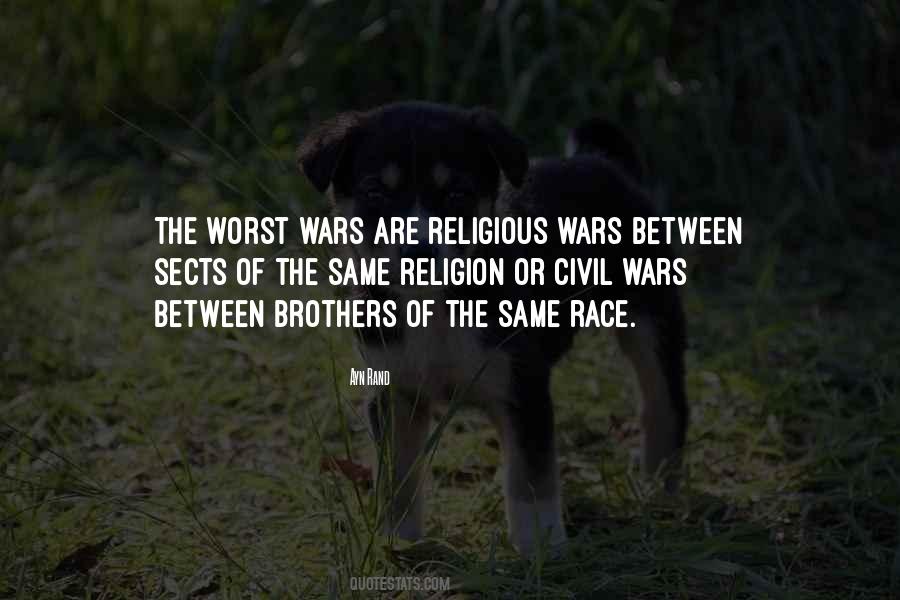 Religion War Quotes #167440