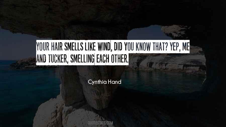 Quotes About Smelling #1787692