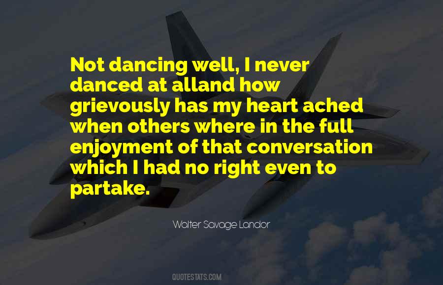 Quotes About Not Dancing #181403