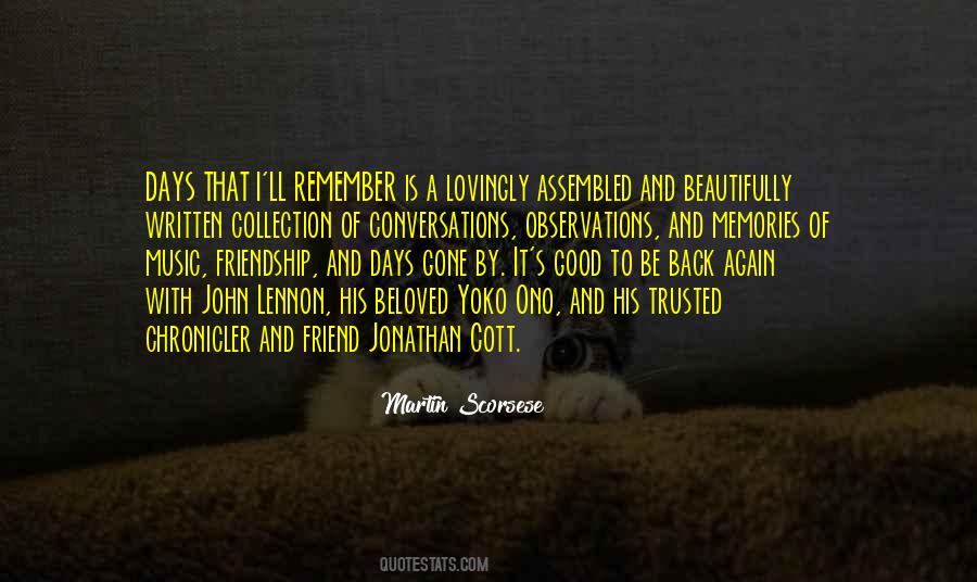 Quotes About My Beloved Friend #596324