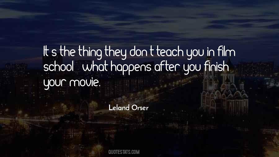 Quotes About Film School #395450