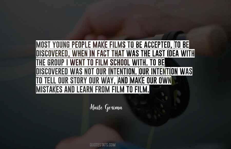 Quotes About Film School #762902