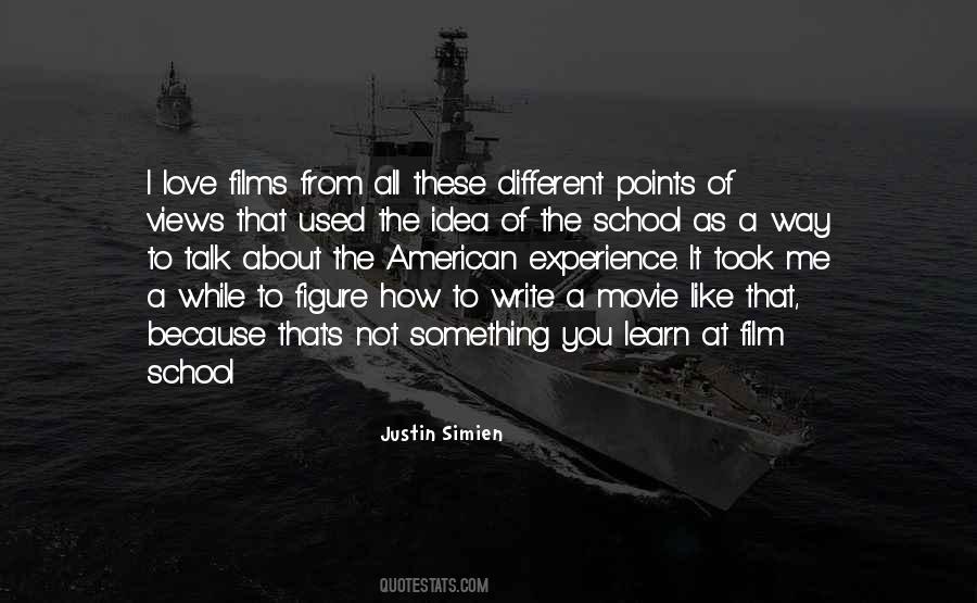 Quotes About Film School #965326