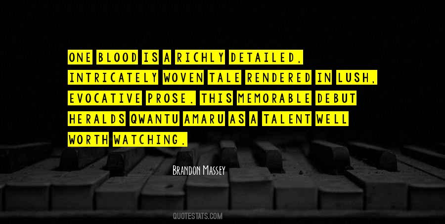 One Blood Quotes #295032