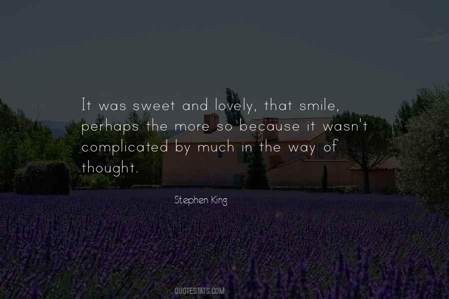 Quotes About Sweet Smile #1365501