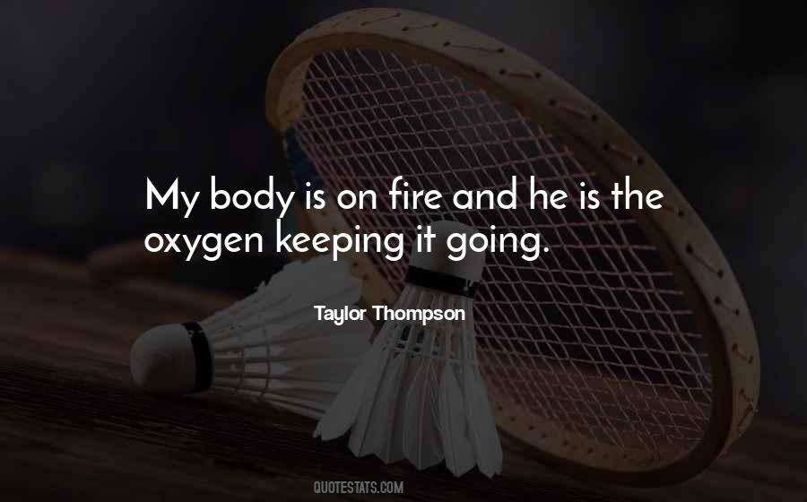 Quotes About Oxygen And Love #1854721