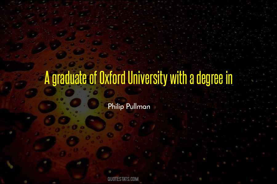 Quotes About Oxford University #14263