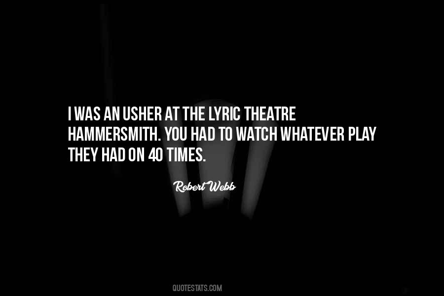 Theatre Play Quotes #715338
