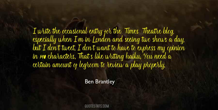 Theatre Play Quotes #722139