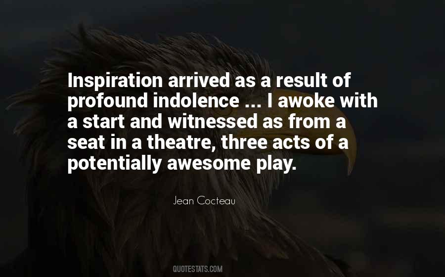 Theatre Play Quotes #983776