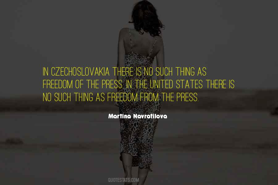 In Czechoslovakia Quotes #1747760