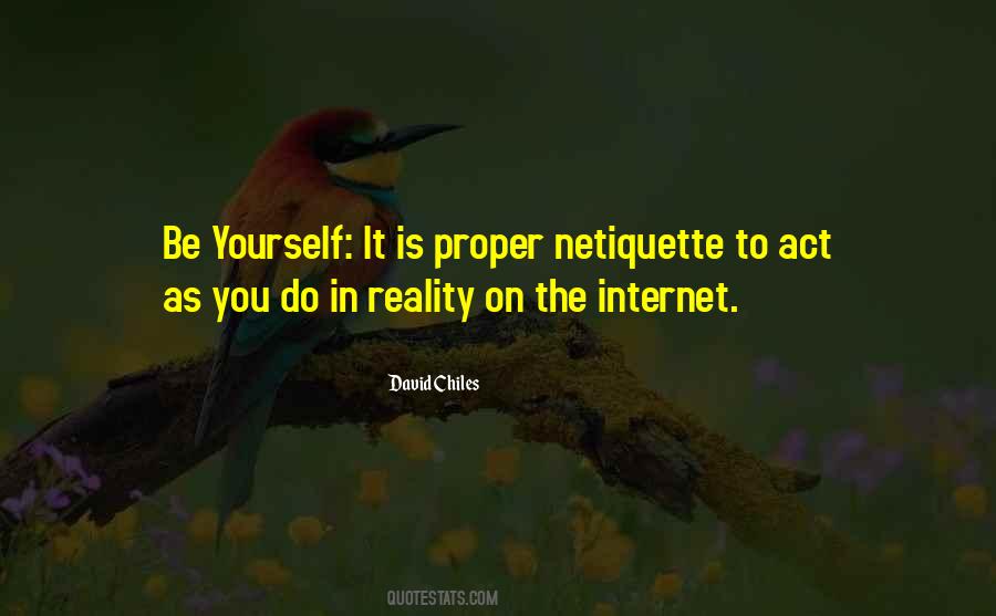 Quotes About Netiquette #1051246