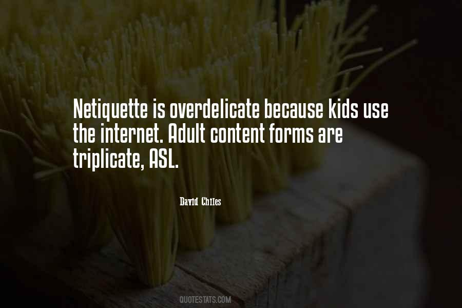 Quotes About Netiquette #1634805