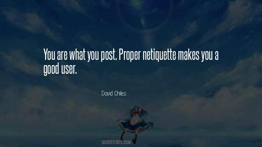 Quotes About Netiquette #1727679