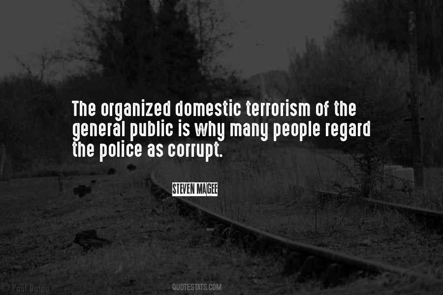 Quotes About Domestic Terrorism #921705