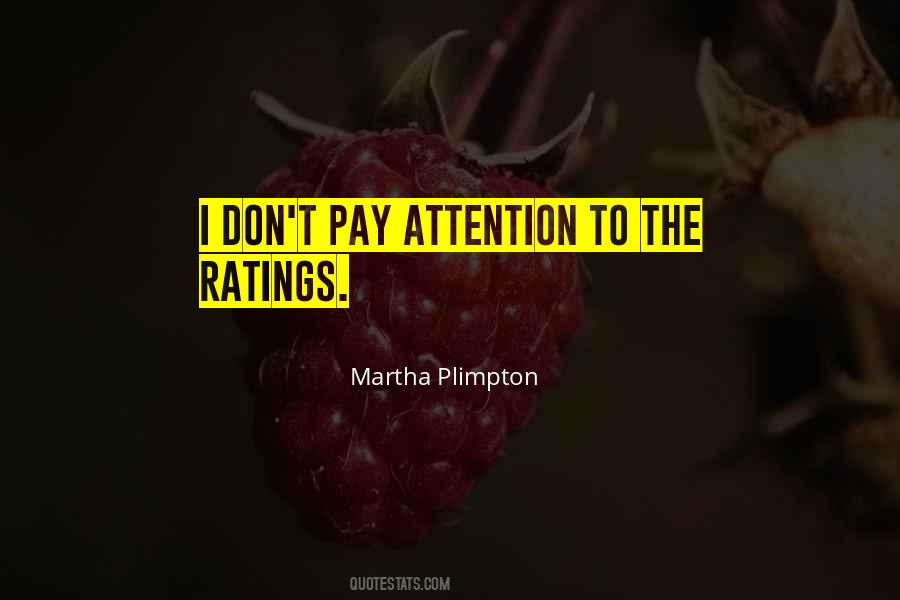 Quotes About Ratings #594423