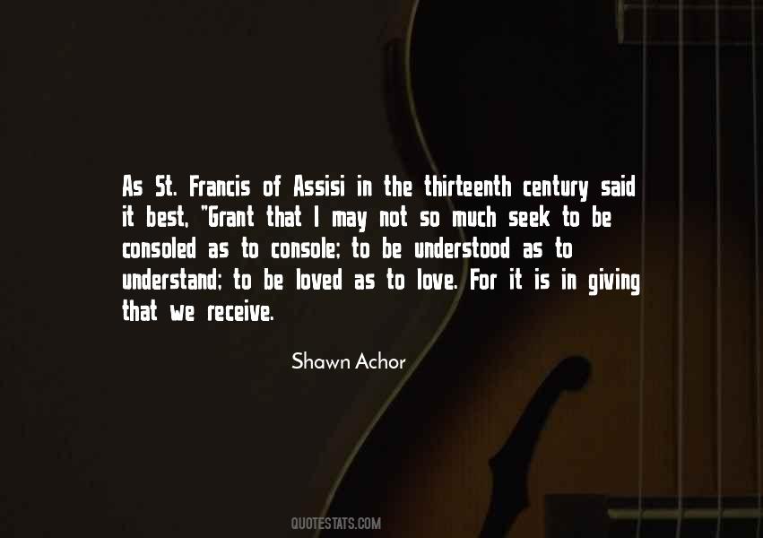 Quotes About Assisi #874997