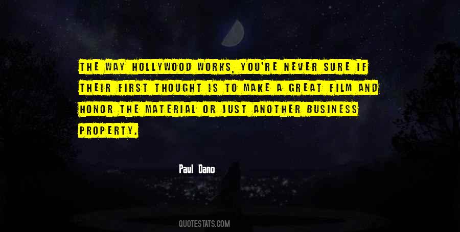 Quotes About The Film Business #1180457