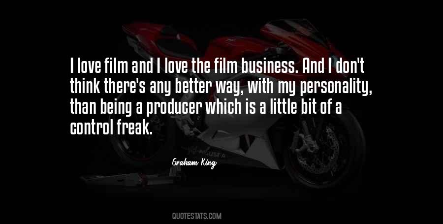 Quotes About The Film Business #676862