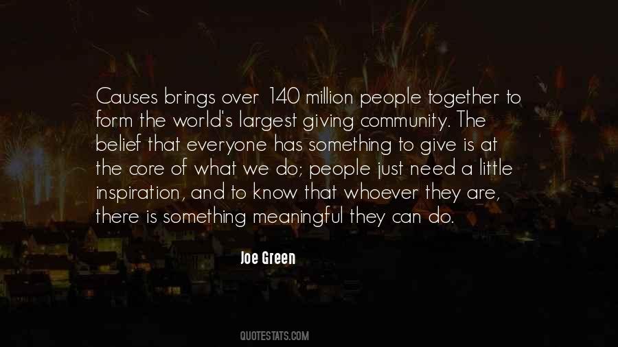 Brings People Together Quotes #1427904