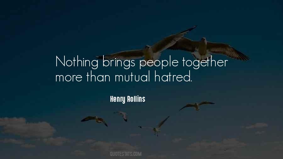 Brings People Together Quotes #80924