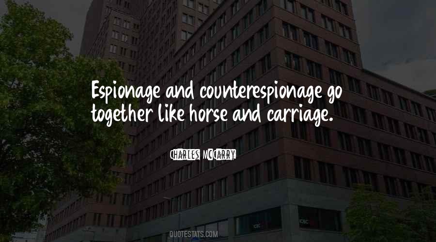 Horse And Carriage Quotes #1632620
