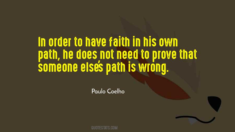 Quotes About Own Path #1331353