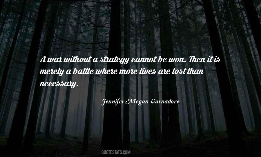 Quotes About Battle Strategy #314982