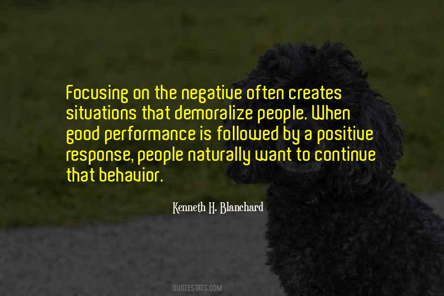 Quotes About Positive Behavior #771033