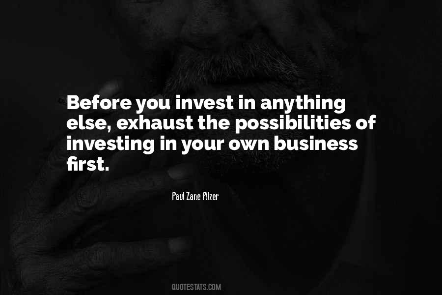 Quotes About Own Business #1092021