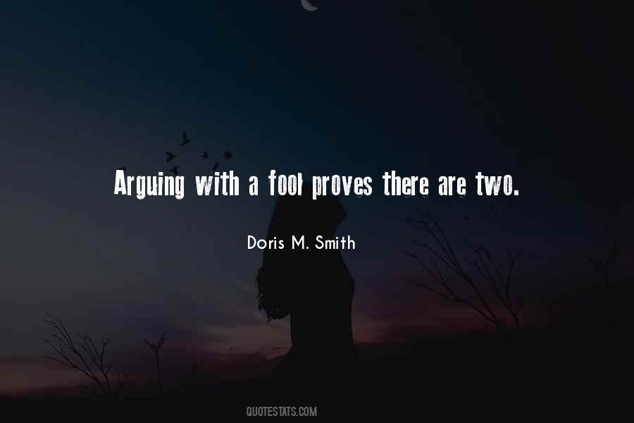 Quotes About Arguing With A Fool #670450