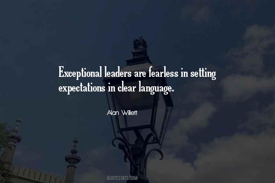 Quotes About Exceptional Leaders #1075059