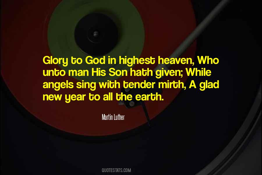 Quotes About Glory To God #1805534