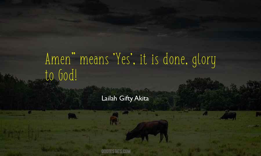 Quotes About Glory To God #264408