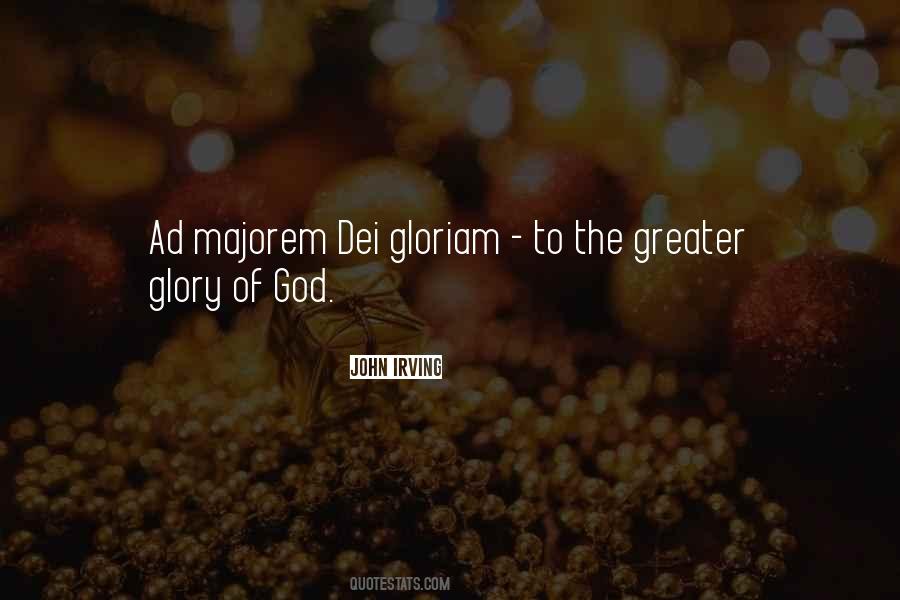 Quotes About Glory To God #74767